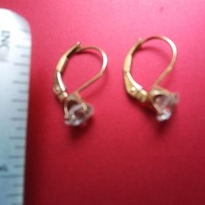 14K GOLD Earrings with CZ